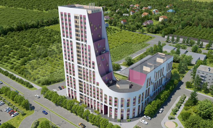 2-к. квартира, 57,4 м², 6/23 эт.