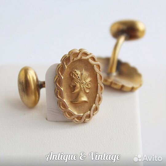 Антикварные викторианские запонки
