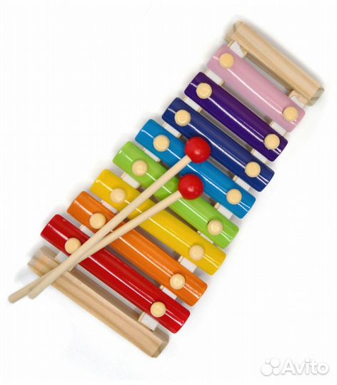 Детский металлофон (ксилофон) 8 тонов