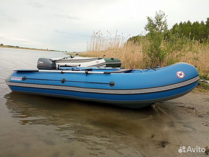 Японская Лодка mishimo lite 430 синяя