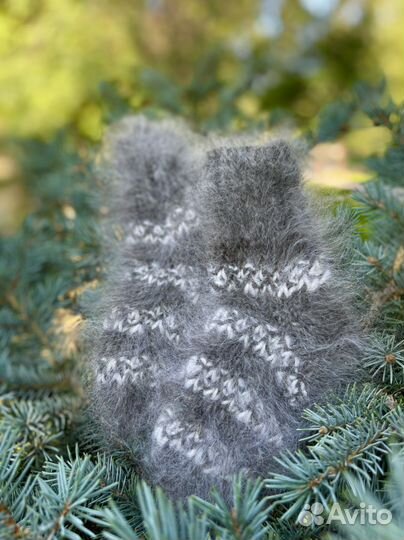 Шерстяные носки детские Козий пух