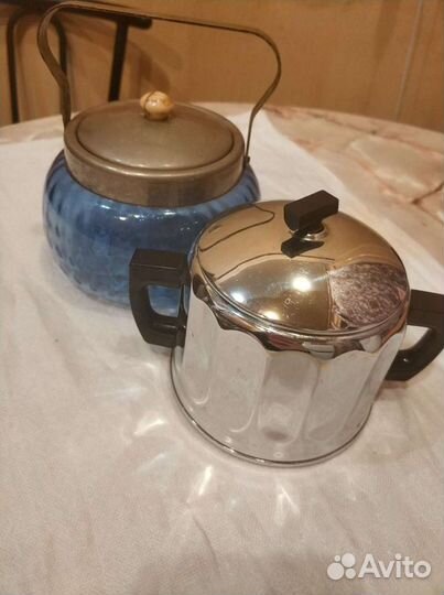 Посуда СССР Сервиз Сахарница Чайная Кофейная пара