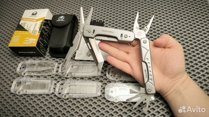 Мультитул Roxon Phantom s802 + Сменные Клинки