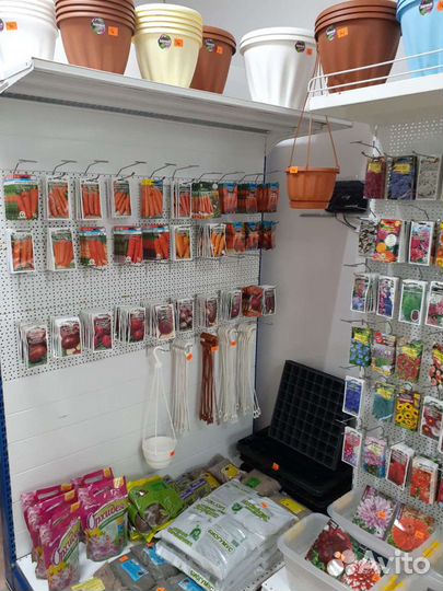 Семена, грунты, инвентарь