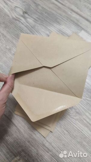 Крафт конверт С6 (114*162 мм)