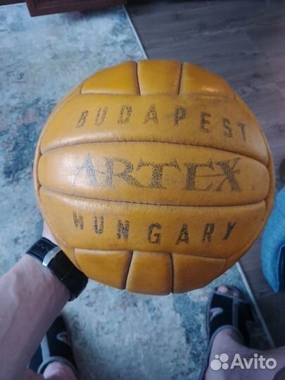 Футбольный мяч ретро Artex оригинал 50-х годов