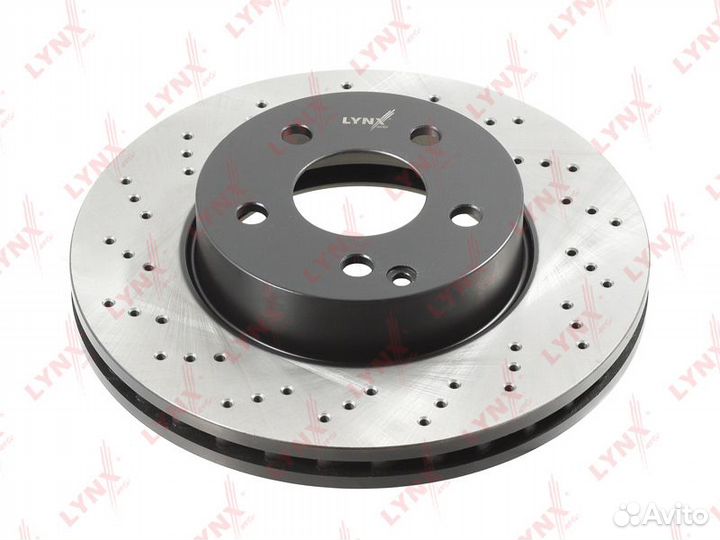 Диск тормозной перед перфорированный MB C W204