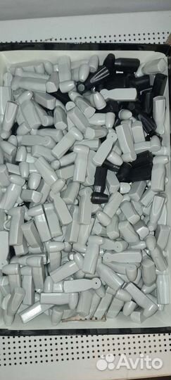 Антикражный магнитный датчик чёрный белый