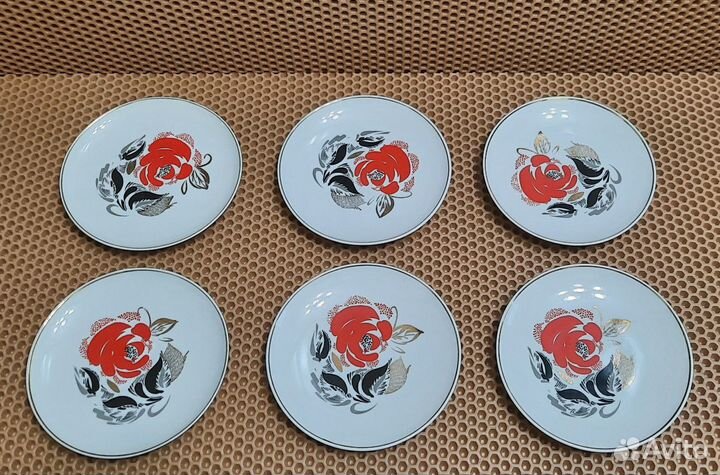 Тарелки лфз с клеймом 7шт Доставка