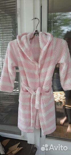 Халат махровый для девочки 6-8 лет