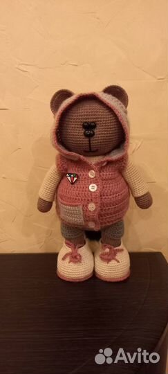 Вязаные игрушки медвежата