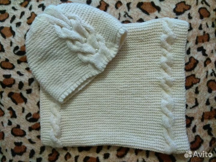 Шапка+снуд женский