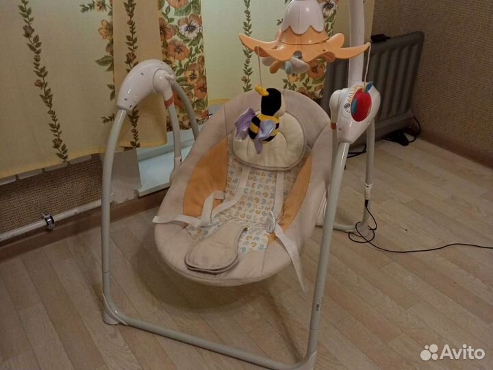 Детские качели музыкальные