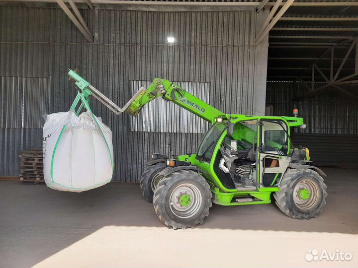 Услуги погрузчика телескопического, погрузка зерна