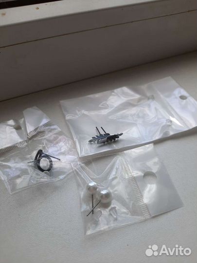 Новые серьги 3 пары