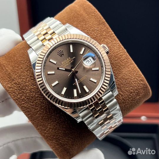 Часы Rolex DateJust II 41 mm шоколадные