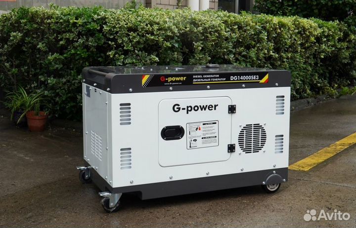 Дизельный генератор 12 kW g-power