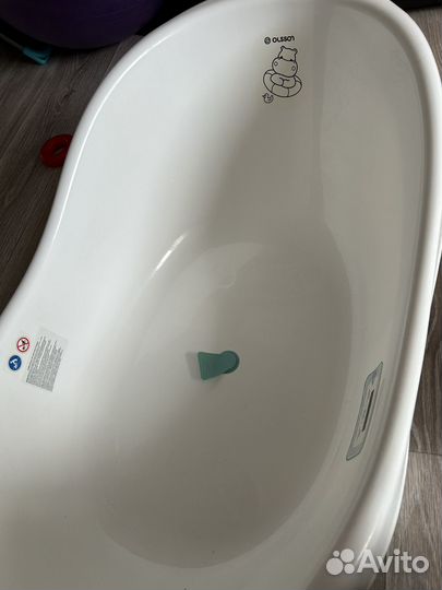 Детская ванночка для купания с горкой