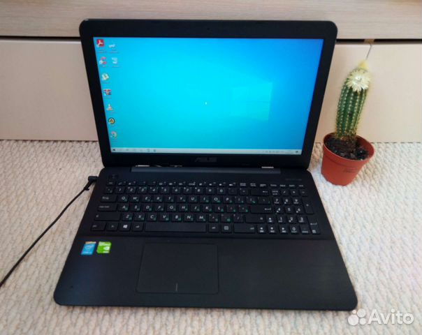 Ноутбук Asus X555L в рабочем состоянии Компьютер