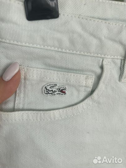 Шорты lacoste джинсовые женские