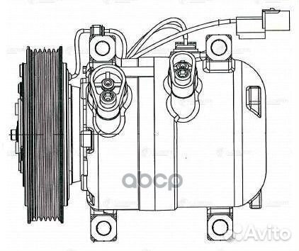 Lcac 1410 компрессор кондиционера Nissan Almer