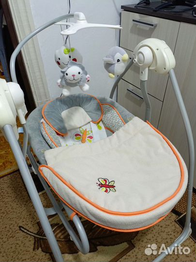 Детская качеля шезлонг