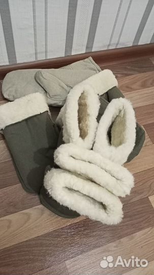 Рукавицы-шубинки. Меховые-овчина