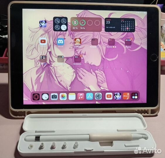 Планшет apple iPad со стилусом