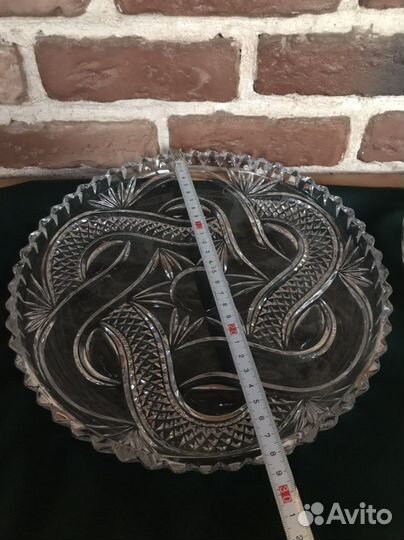 Nachtmann два блюда хрусталь