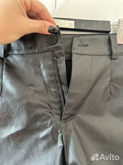 Шорты из эко кожи