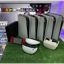 Аренда приставок PS5 PS4 VR 2 Xbox колонок