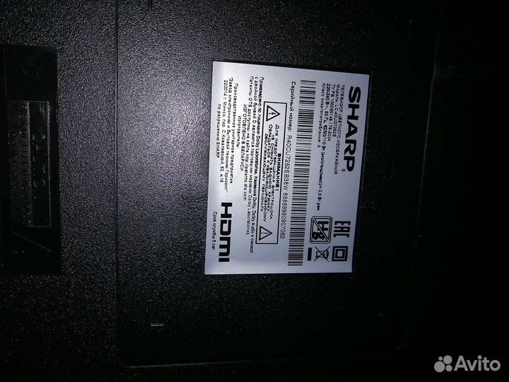 Телевизор Sharp LC-40UG7252E