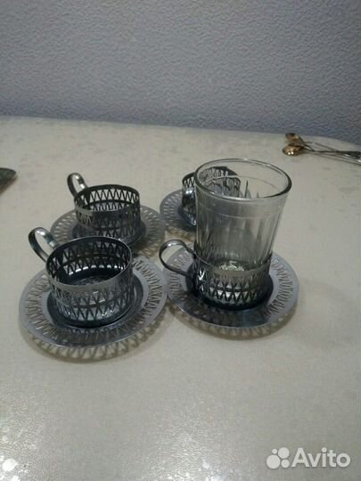 Подстаканник на блюдце