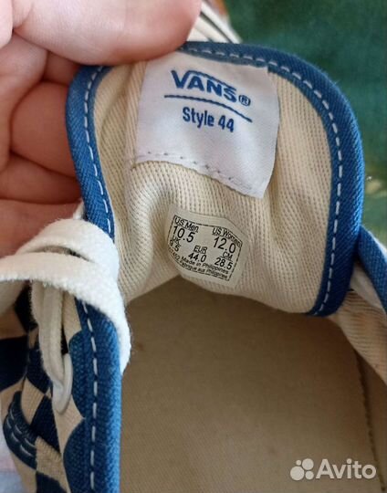 Кеды vans мужские оригинал бу