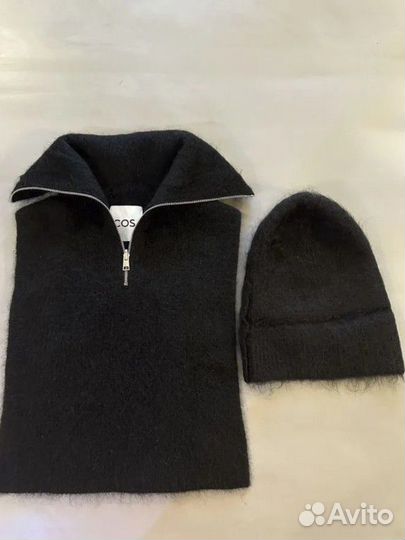 Шапка и манишка жилет