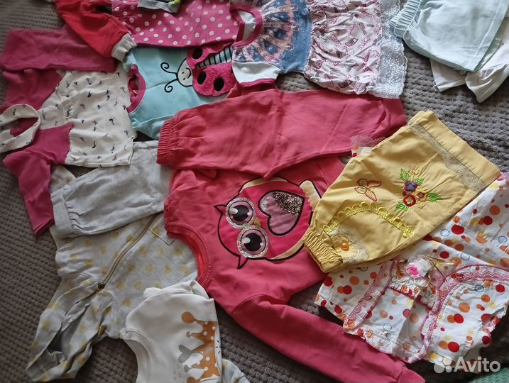 Пакет вещей на девочку до года