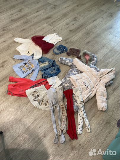 Детская одежда пакетом 80 86