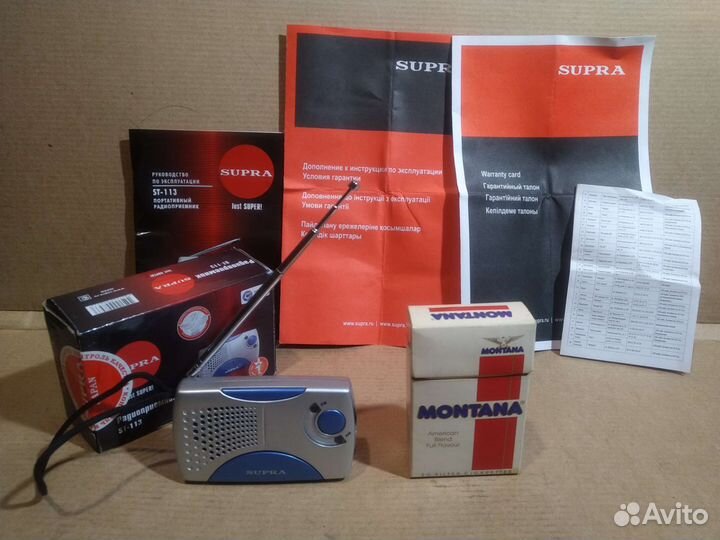 Радиоприемник Supra ST-113 AM FM