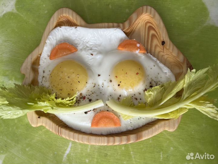 Детские тарелочки из дерева