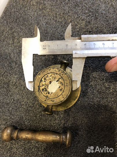 Ступка с пестиком бронза