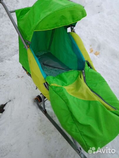 Санки-коляска