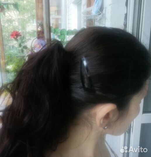 Хвост шиньон на крабе