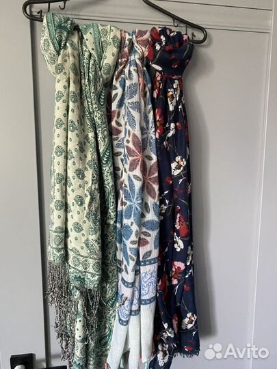 Шарфы платки палантины пакетом