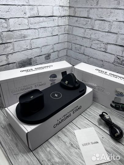 Беспроводная зарядная док-станция 6в1