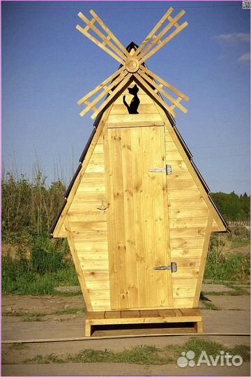 Дачный туалет с дельфином VKQ