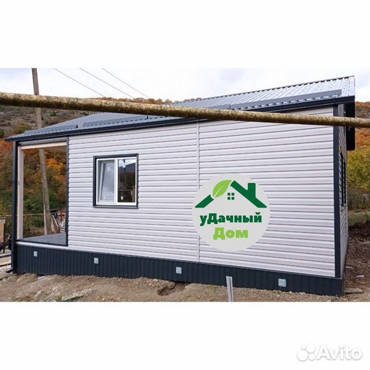 Каркасный дачный дом 6х6
