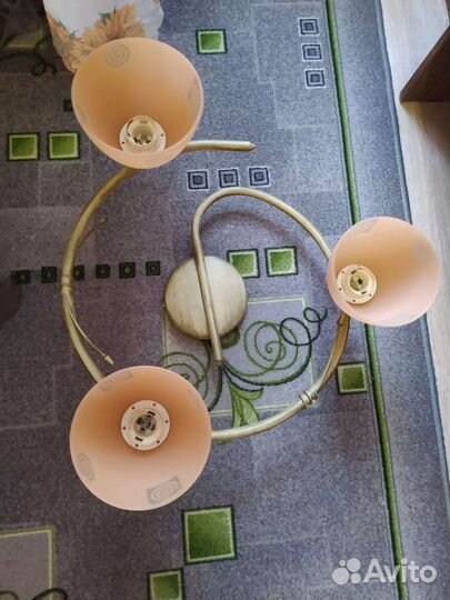 Люстра потолочная бу