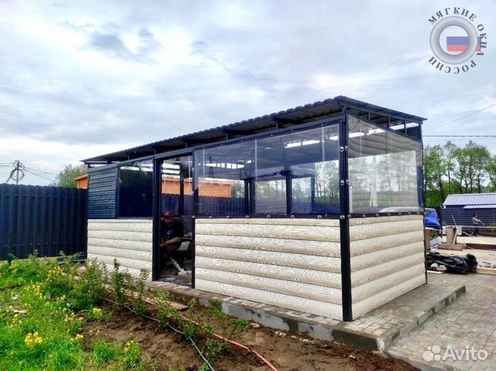 Гибкое стекло/Пвх окна производство