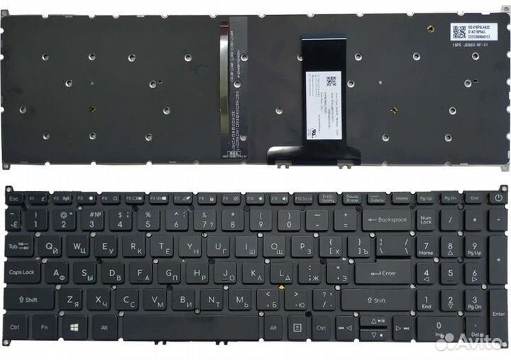 Клавиатура для Acer A715-74G A715-75G с подсветко