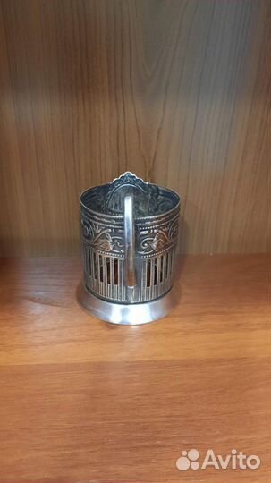 Подстаканник кольчугино 1953г. Защитник Родины